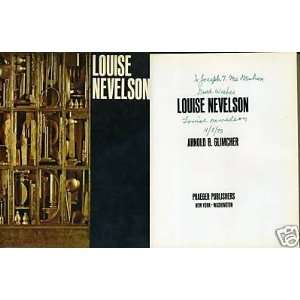 Louise Nevelson Assemblage Artist Signed Autograph Book   Sports 