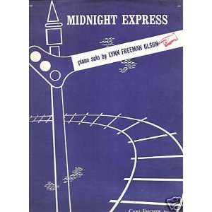    Sheet Music Midnight Express Lynn Freeman Olson 99 