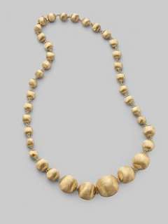 Marco Bicego   18K Gold Graduated Strand Necklace