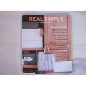    Real Simple Magazine October 2004 Norman Pearlstine Books