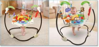 Its three position height adjustment allows baby to use the Jumperoo 