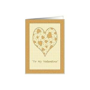  To My Valentine, Ogden Nash Poem Greeting Card Card 