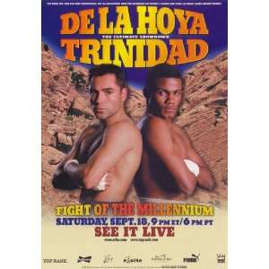 Oscar de la Hoya / Felix Trinidad Boxing Fight Poster 