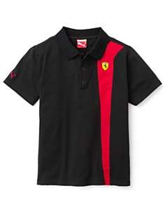 PUMA Boys Ferrari Short Sleeve Polo   Sizes 4 7