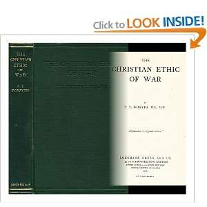   : The Christian ethic of war: Peter Taylor (1848 1921) Forsyth: Books
