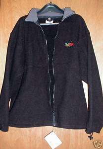 Tuff Rider fleece jacket XL or sm zip black/baltic blue  