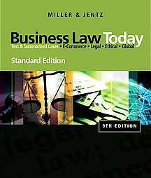 Business Law Today Text Summarized Cases E Commerce, Legal, Ethical 