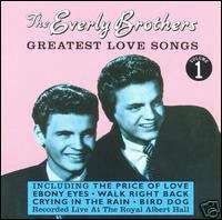 THE EVERLY BROTHERS Greatest Love Songs 1 PHIL Don Cd  