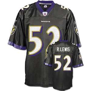 Ray Lewis #52 Baltimore Ravens Youth NFL Replica Player Jersey (Black)