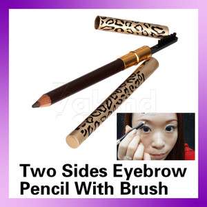 Eyebrow Pencil Two Sides Eyebrow Pencil With Brush Metal Casing 