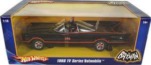 Batman Hot Wheels 1966 TV Series Batmobile 118 New  