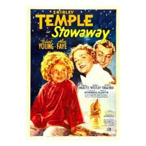 Stowaway, Shirley Temple, Alice Faye, Robert Young, 1936 Photographic 