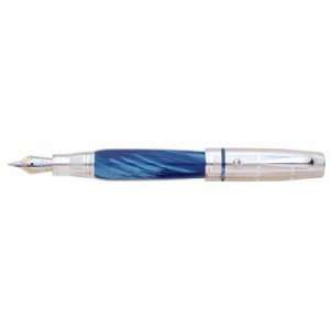  Montegrappa Miya Argento Fountain Pen (Yellow Broad 