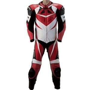  Fieldsheer Rufus Race One Piece Leather Suit   40/Red 