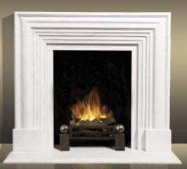 solid marble Fireplace Mantel surround hand engraved  