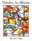 sale garden in bloom stained glass pattern book bugs flowers fairies 
