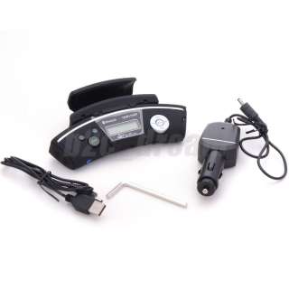Steering Wheel Bluetooth Car FM Transmitter Car Kit Player+Wireless 