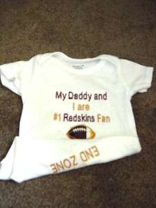 Washington Redskins Football Baby Infant Newborn Onesie  