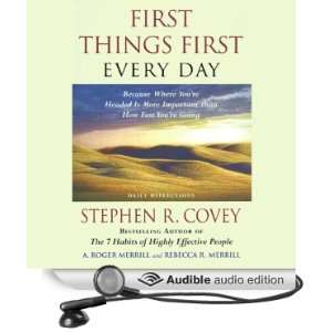   Day (Audible Audio Edition) Stephen R. Covey, A. Roger Merrill Books