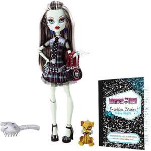 The Monster High Frankie Stein Doll is the daughter of Frankenstein 
