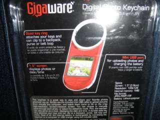 digital photo frame Keychain ~ gigaware ~ NIP  