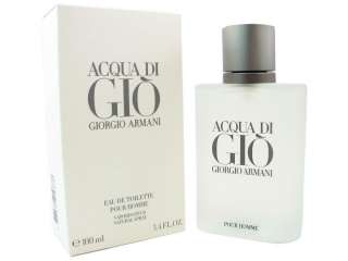 Aqua Acqua Di Gio Eau de Toilette EDT 3.3   3.4 by Giorgio Armani Men 