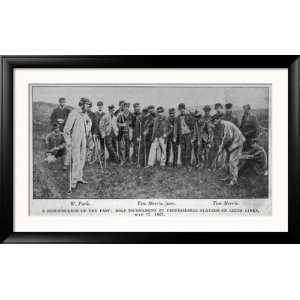 Golf Match Involving Willie Park Old Tom Morris and Young Tom Morris 
