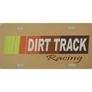 com Dirt Track Racing License Plate Plates Tag Tags auto vehicle car 