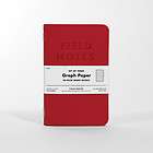 pack field notes blood red graph paper memo books enlarge $ 9 00 