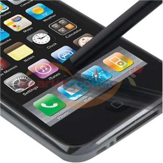 Black Sleeve+Gel Case+Guard+Pen+Headset+Wrap For iPad 2  