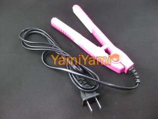 Portable Curler Hair Iron Straightener Straight Ceramic  