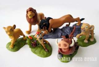 Disney the lion King simba figures playset lot 6pcs toys  