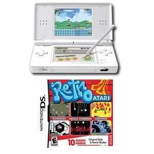  Nintendo DS Lite (Polar White) Bundle with 10 Games 