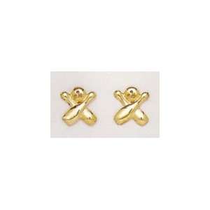  14k Yellow Gold Bowling Ball and Pins Earrings Jewelry