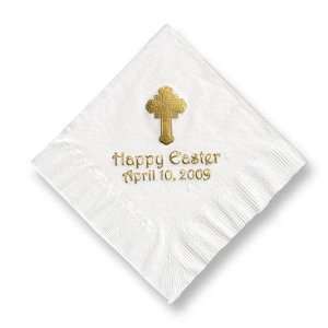  Personalized Stationery   Easter Cross Foil Stamped 