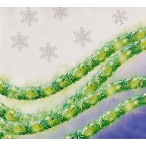  18 Feet Green Crystal Iced Rope Christmas Lights: Home 