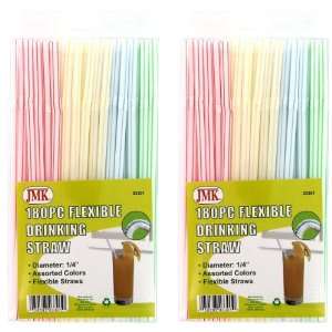  Flexible & Disposable Drinking Straws   360 Individual Straws 
