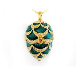  Faberge Style PENDANT EGG Masterpiece Jewels Jewelry