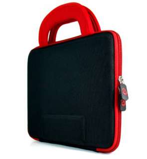 RED Hard Shell DICE Briefcase Nylon Case HP TouchPad  