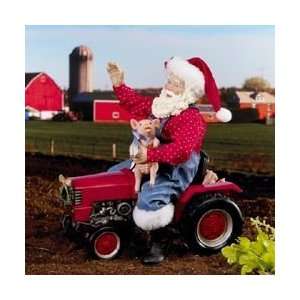   Adler Fabriche Santa Claus Farm Tractor Farmer Pig 