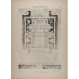   Architecture Embassy Floor Plan   Original Print: Home & Kitchen