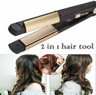 features portable flat ceramic ion hair straighter fast warm up
