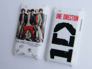 4PCS One Direction 1D hard Case Cover for iPod Touch 4th with free 