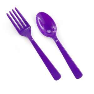  Purple Forks and Spoons (8 each): Everything Else