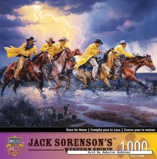 NEW Masterpieces jigsaw puzzle 1000 pcs Jack Sorenson   Race for Home 