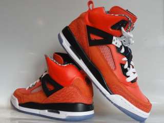 Nike Jordan Spizike Orange Flash Blue Sneakers Kids GS Size 5  