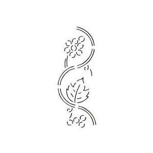  Quilt Stencil Grape Leaf Border & Corner   3 Pack: Pet 