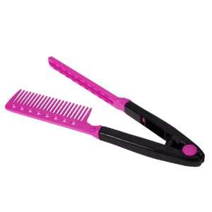    DIY Salon Hairdressing Hair Styling Straightener V Comb Beauty