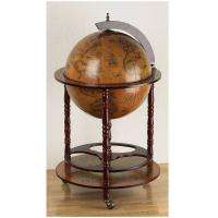 Elegant Replica Italian Hand Painted Globe ~~Circa 1600~~Office Bar 