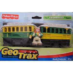  GEO TRAX Rail & Road PUSH VEHICLE The FRIENDLIEST TEAM w 